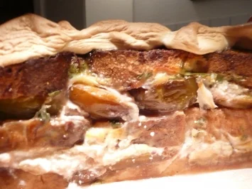 Pflaumen-Scheiterhaufen mit Ziegenkäse - Rezept