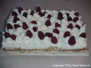Himbeer-Biskuit-Kuchen - Rezept
