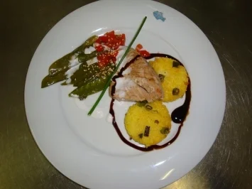 "Tunfisch Seven Seas" mit Reisrösti - Rezept