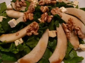 Fruchtiger Spinatsalat - Rezept