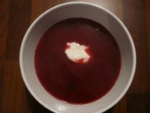 Pink-Suppe - Rezept