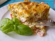 Rezept: Bunter Nudelschinken-Auflauf Bunter Nudelschinken-Auflauf - Rezept