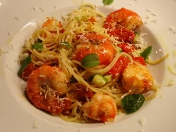 Spaghetti mit Orangen-Garnelen - Rezept - Bild Nr. 2