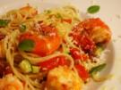 Spaghetti mit Orangen-Garnelen - Rezept