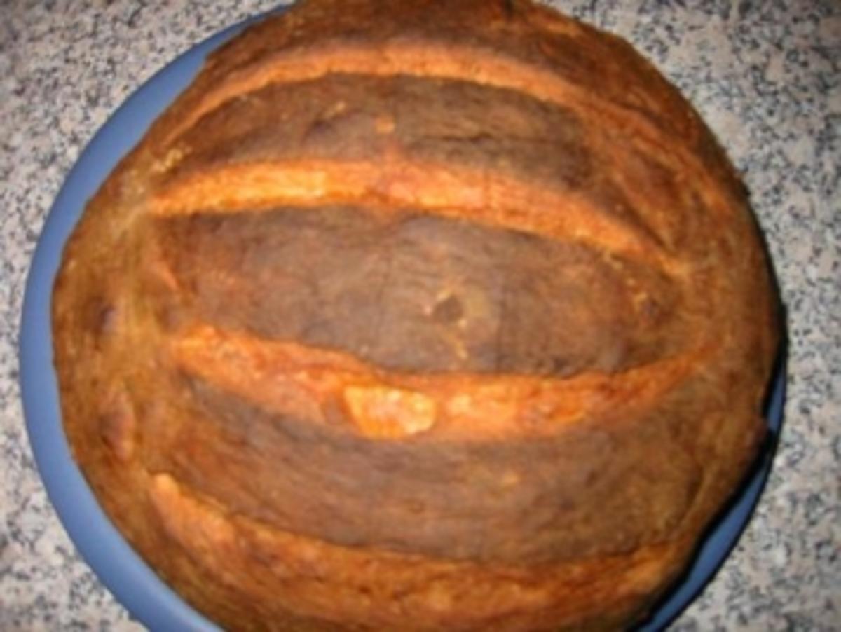 BAUERNBROT mit mehl typ 1050 und roggenmehl - Rezept mit Bild - kochbar.de