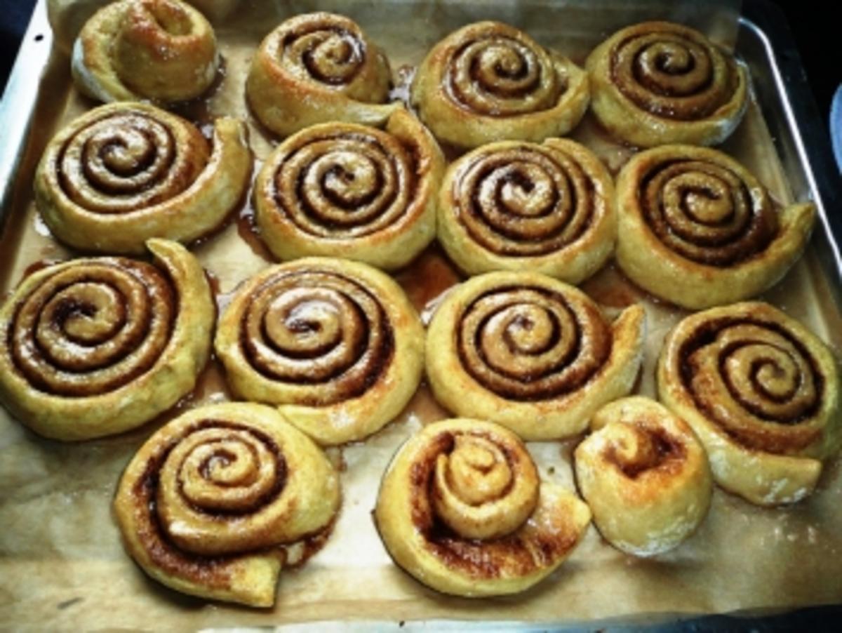 Zimtschnecken - Cinnamon Rolls - Rezept