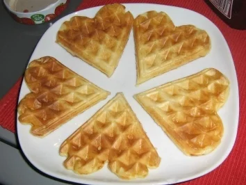 Herz-Pfannkuchen - Rezept