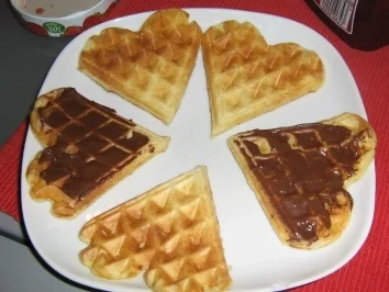 Herz-Pfannkuchen - Rezept