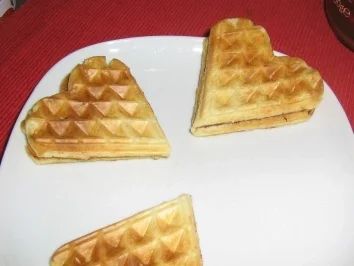 Herz-Pfannkuchen - Rezept