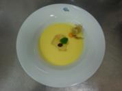 Mangosuppe mit Vanilletortellini - Rezept