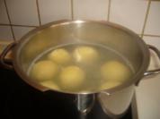 Halbseidene Klöß - Rezept