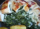 Hähnchenbrust mit Spinatfüllung - Rezept