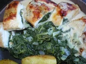 Rezept: Hรคhnchenbrust mit Spinatfรผllung Hรคhnchenbrust mit Spinatfรผllung - Rezept