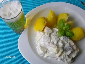 Matjesheringe mariniert  - auf leichtere Art - Rezept