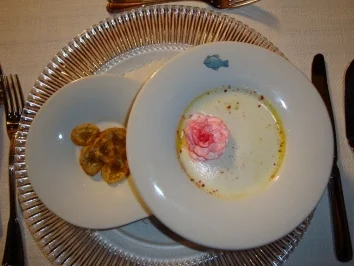 Karibische Bananensuppe mit Chips - Rezept