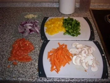 Rezept: Spaghetti mit Gemüse Spaghetti mit Gemüse - Rezept