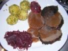 Hirschbraten in der Himbeerbeize - Rezept
