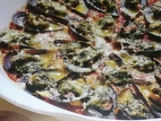 Gratinierte Miesmuscheln - Rezept