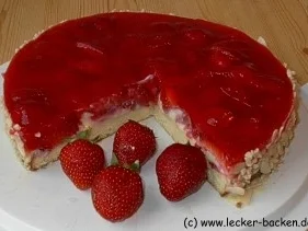 Erdbeerkuchen, Obstkuchen, Himbeerkuchen - Rezept