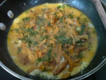 Rezept: Pfifferlingsomlett Bild Nr. 7 Pfifferlingsomlett - Rezept - Bild Nr. 7