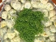 Kartoffelsalat grün-weiß - Rezept