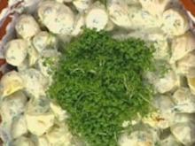 Kartoffelsalat grün-weiß - Rezept