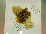 Rehgulasch an Spätzle, Pilzen und Birnenkraut - Rezept