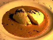 Bayrisch Creme auf Espressoschaum - Rezept