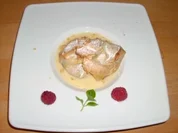 Gebratene Birnen im Schlafrock mit Ingwer-Karamell - Rezept