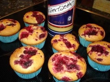 Rezept: Himbeer-Eierlikör-Muffins Himbeer-Eierlikör-Muffins - Rezept