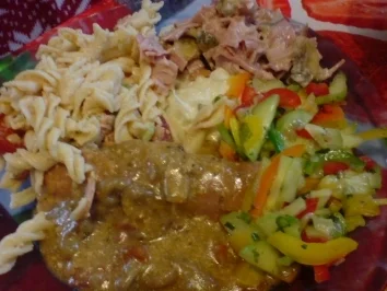 Gefüllte Schinkenröllchen - Rezept