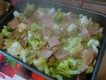 Blumenkohl-Brokkoli-Gratin - Rezept