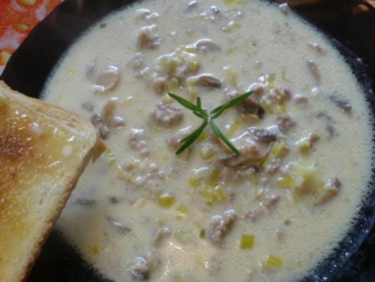 Käsesuppe mit Hackepeter - Rezept - Bild Nr. 2