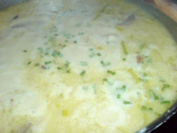 Käsesuppe mit Hackepeter - Rezept mit Bild - kochbar.de