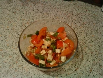 Tomatensalat mit Feta - Rezept