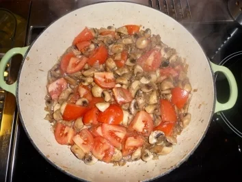 Puten-Champignon-Töpfchen - Rezept