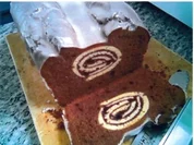 Biskuitschnecke im Rührteig - Rezept