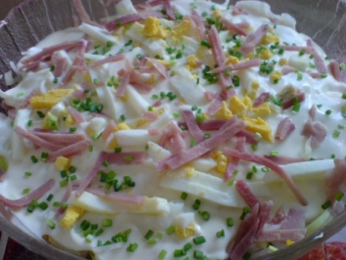 Klassischer Schichtsalat, schnell &amp; einfach