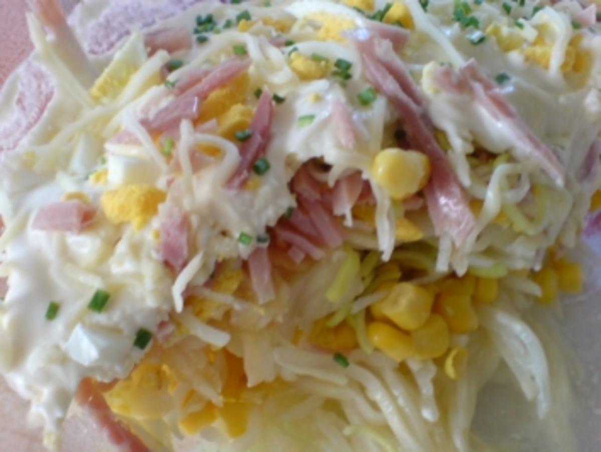 Bilder für Schichtsalat Partysalat Rezept