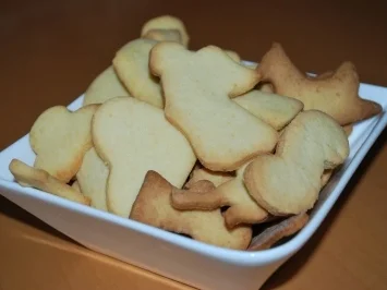 Einfache Butterplätzchen - Rezept