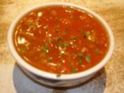 Rindfleisch-Tomatensuppe - Rezept
