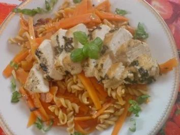 Rezept: Rendezvous mit Schutzengel - Hähnchenbrust Rendezvous mit Schutzengel - Hähnchenbrust - Rezept