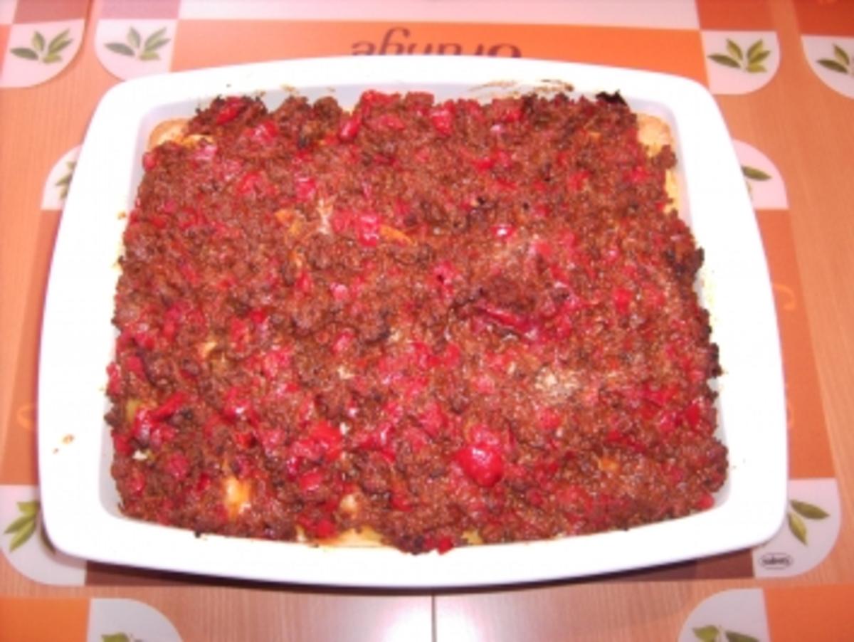 Tortellini-Auflauf mit Paprika - Rezept