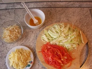 Vegetarische Frühlingsrolle mit Käse - Rezept