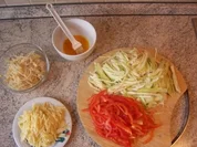 Rezept: Vegetarische Frühlingsrolle mit Käse Vegetarische Frühlingsrolle mit Käse - Rezept