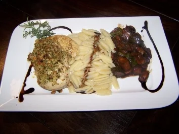 Kräuter-Hähnchenfilet mit Balsamicogemüse - Rezept