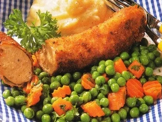 Panierte Bratwürste - Rezept