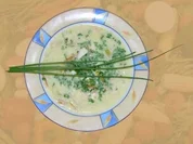 Hünercremesuppe mit Gemüse - Rezept