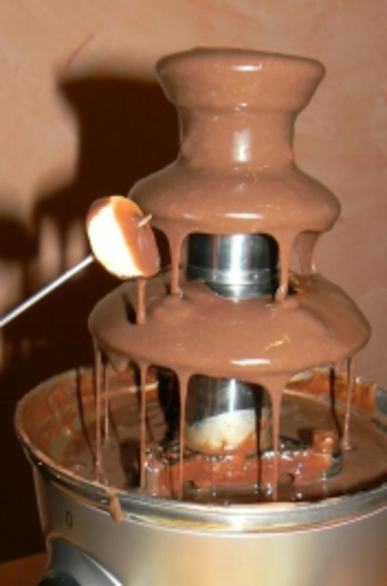 Leckereien mit dem Schokoladenbrunnen - Rezept