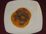 Springbock mit Muskatkürbispüree - Rezept